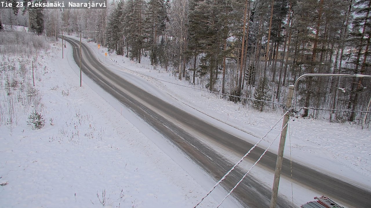 Weather Camera Image Road 23 Pieksämäki, Naarajärvi, Pieksämäki, Etelä-Savo
