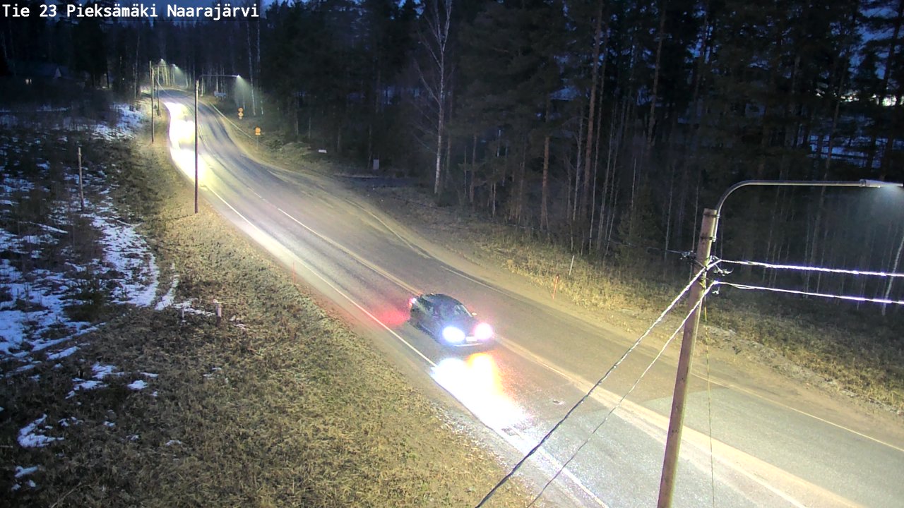 Weather Camera Image Väg 23 Pieksämäki, Naarajärvi, Pieksämäki, Etelä-Savo