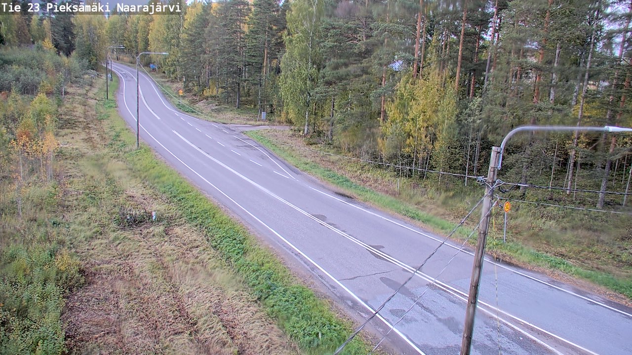 Weather Camera Image Road 23 Pieksämäki, Naarajärvi, Pieksämäki, Etelä-Savo