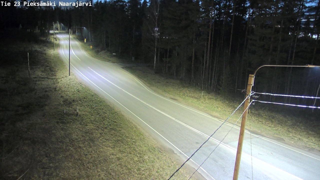 Weather Camera Image Road 23 Pieksämäki, Naarajärvi, Pieksämäki, Etelä-Savo