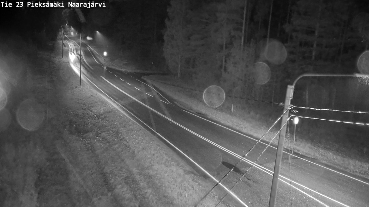 Weather Camera Image Road 23 Pieksämäki, Naarajärvi, Pieksämäki, Etelä-Savo