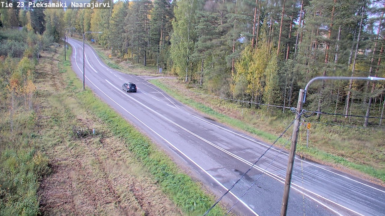 Weather Camera Image Road 23 Pieksämäki, Naarajärvi, Pieksämäki, Etelä-Savo