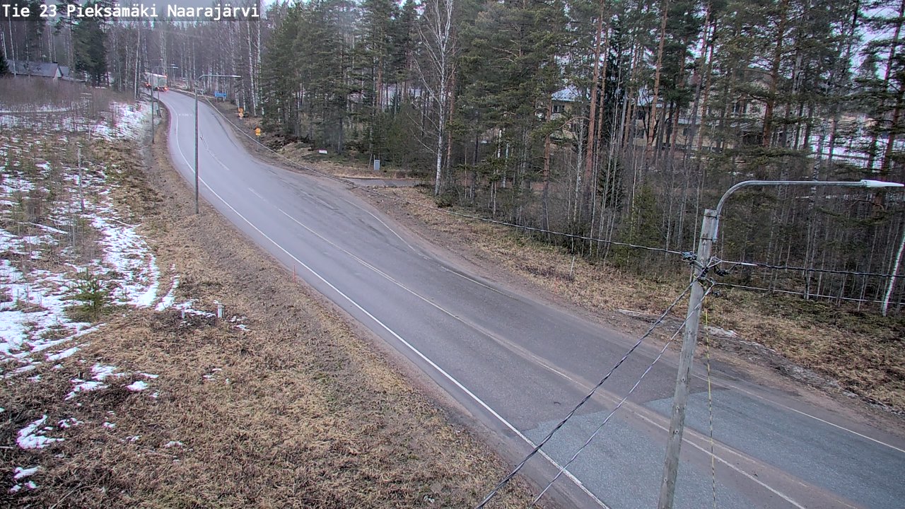 Weather Camera Image Road 23 Pieksämäki, Naarajärvi, Pieksämäki, Etelä-Savo