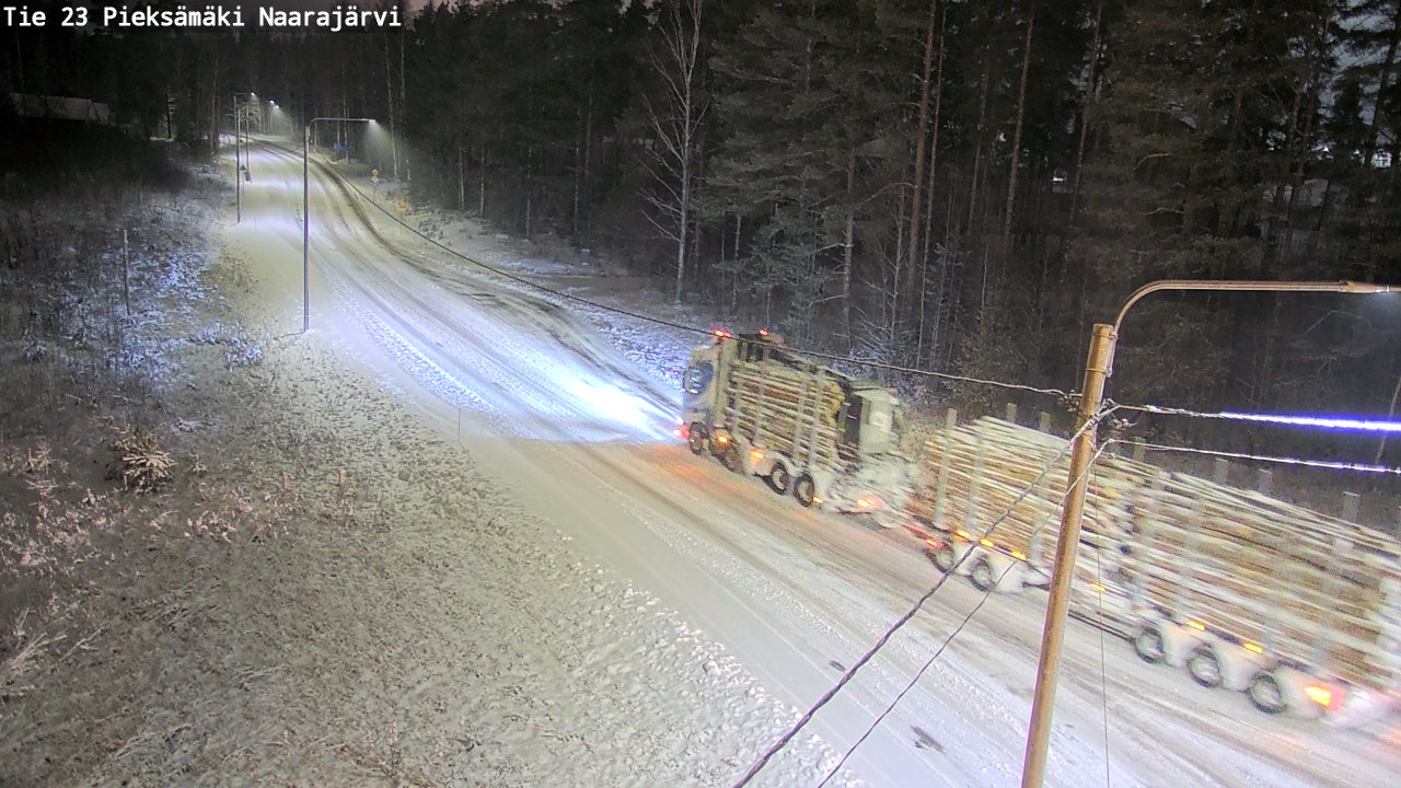 Kelikamerat Kuva Tie 23 Pieksämäki, Naarajärvi, Pieksämäki, Etelä-Savo