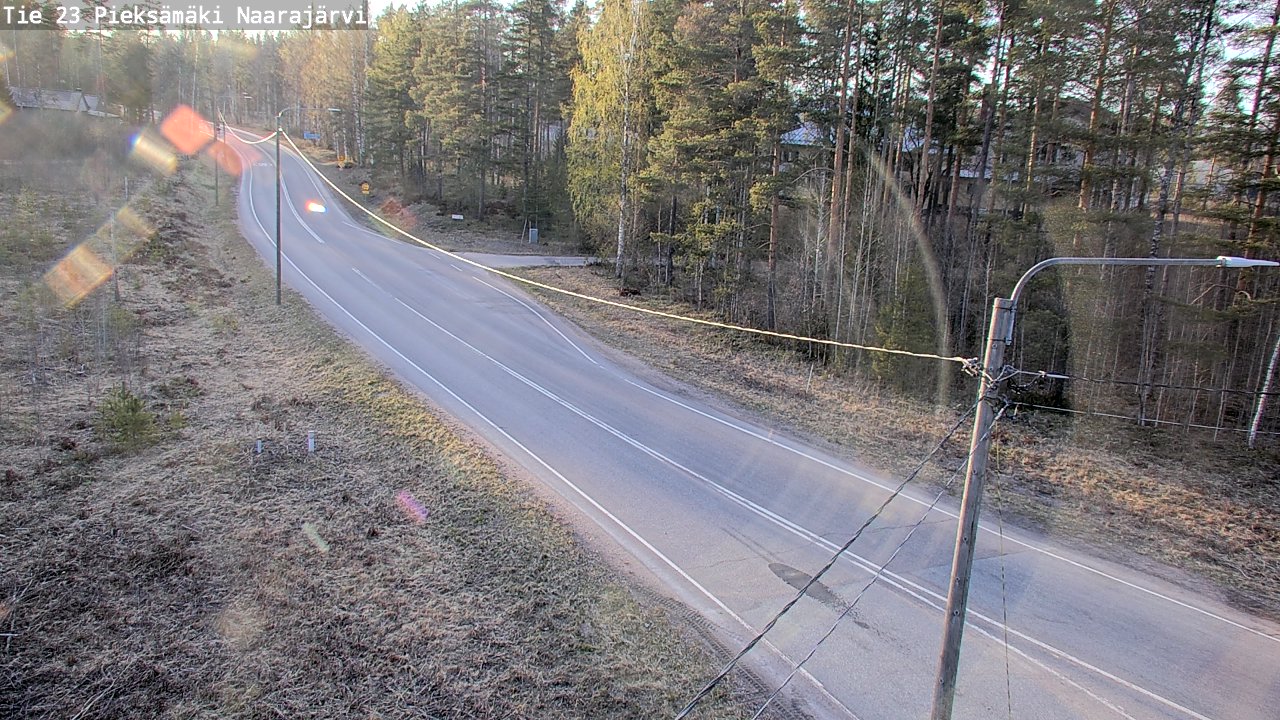 Weather Camera Image Väg 23 Pieksämäki, Naarajärvi, Pieksämäki, Etelä-Savo