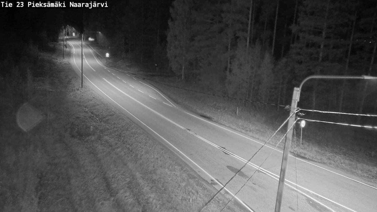 Weather Camera Image Road 23 Pieksämäki, Naarajärvi, Pieksämäki, Etelä-Savo