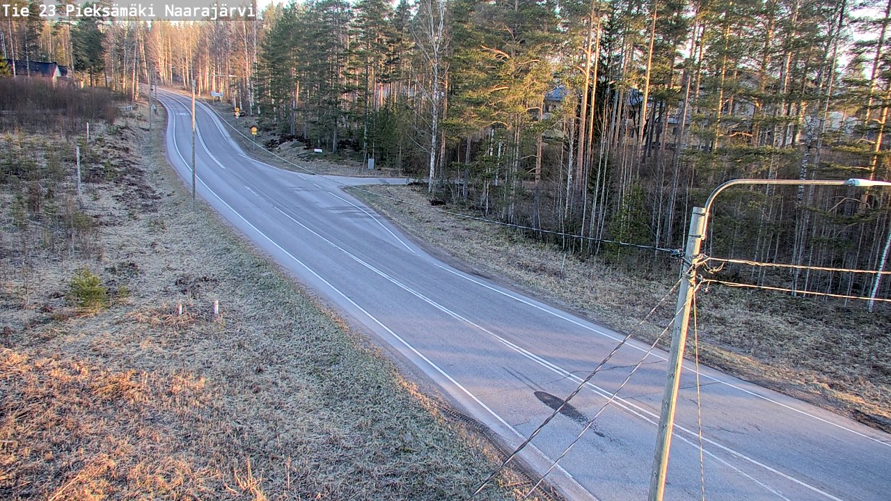 Weather Camera Image Väg 23 Pieksämäki, Naarajärvi, Pieksämäki, Etelä-Savo