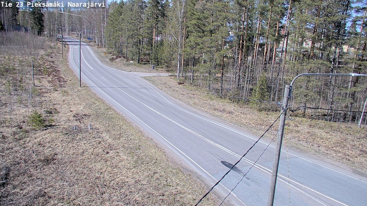 Weather Camera Image Väg 23 Pieksämäki, Naarajärvi, Pieksämäki, Etelä-Savo