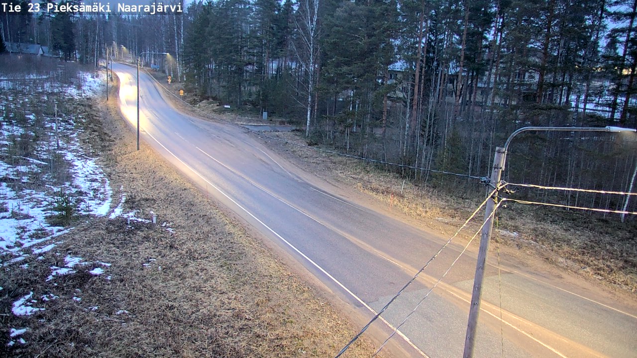 Weather Camera Image Väg 23 Pieksämäki, Naarajärvi, Pieksämäki, Etelä-Savo