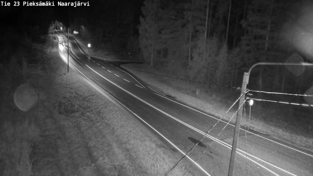 Weather Camera Image Road 23 Pieksämäki, Naarajärvi, Pieksämäki, Etelä-Savo
