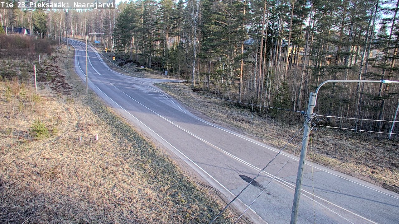 Weather Camera Image Väg 23 Pieksämäki, Naarajärvi, Pieksämäki, Etelä-Savo