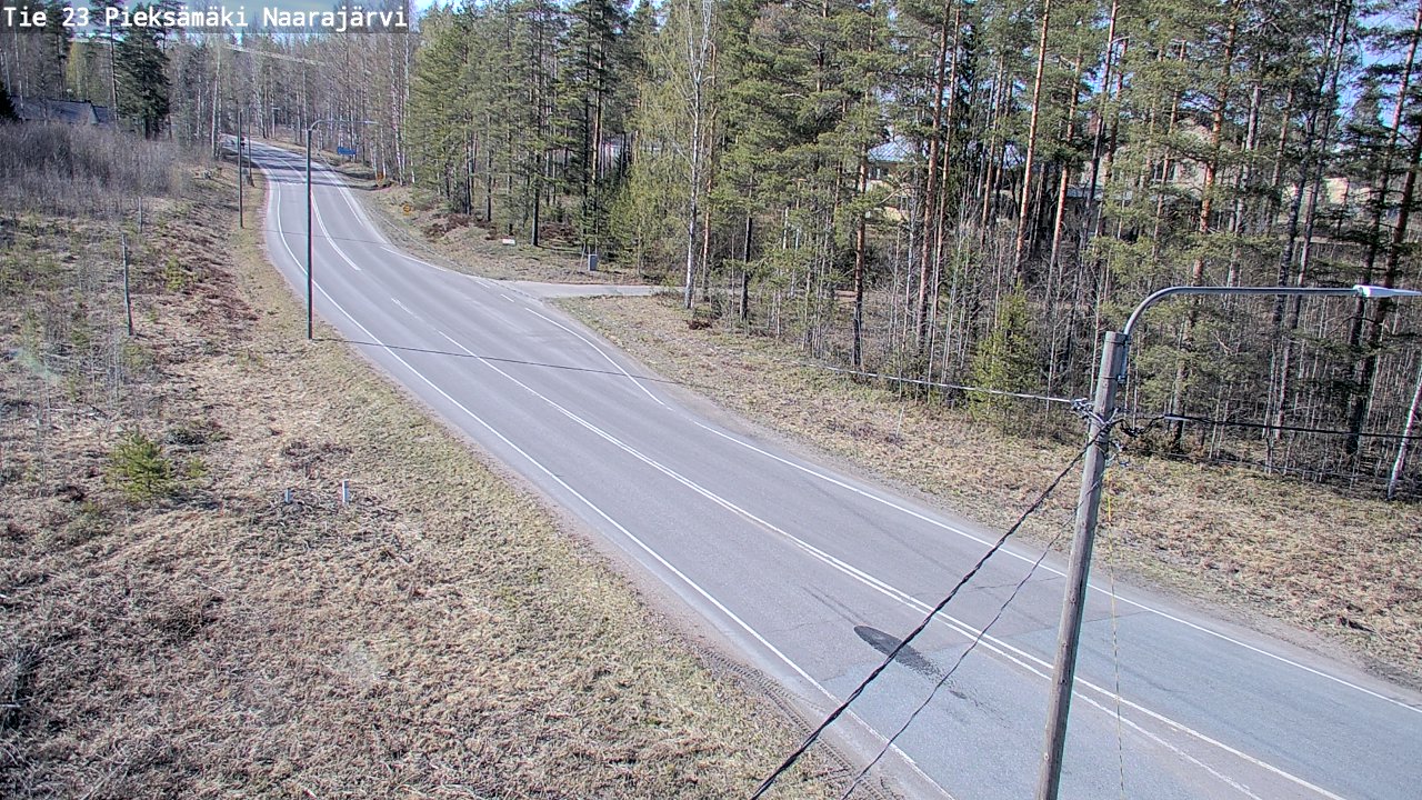 Weather Camera Image Väg 23 Pieksämäki, Naarajärvi, Pieksämäki, Etelä-Savo