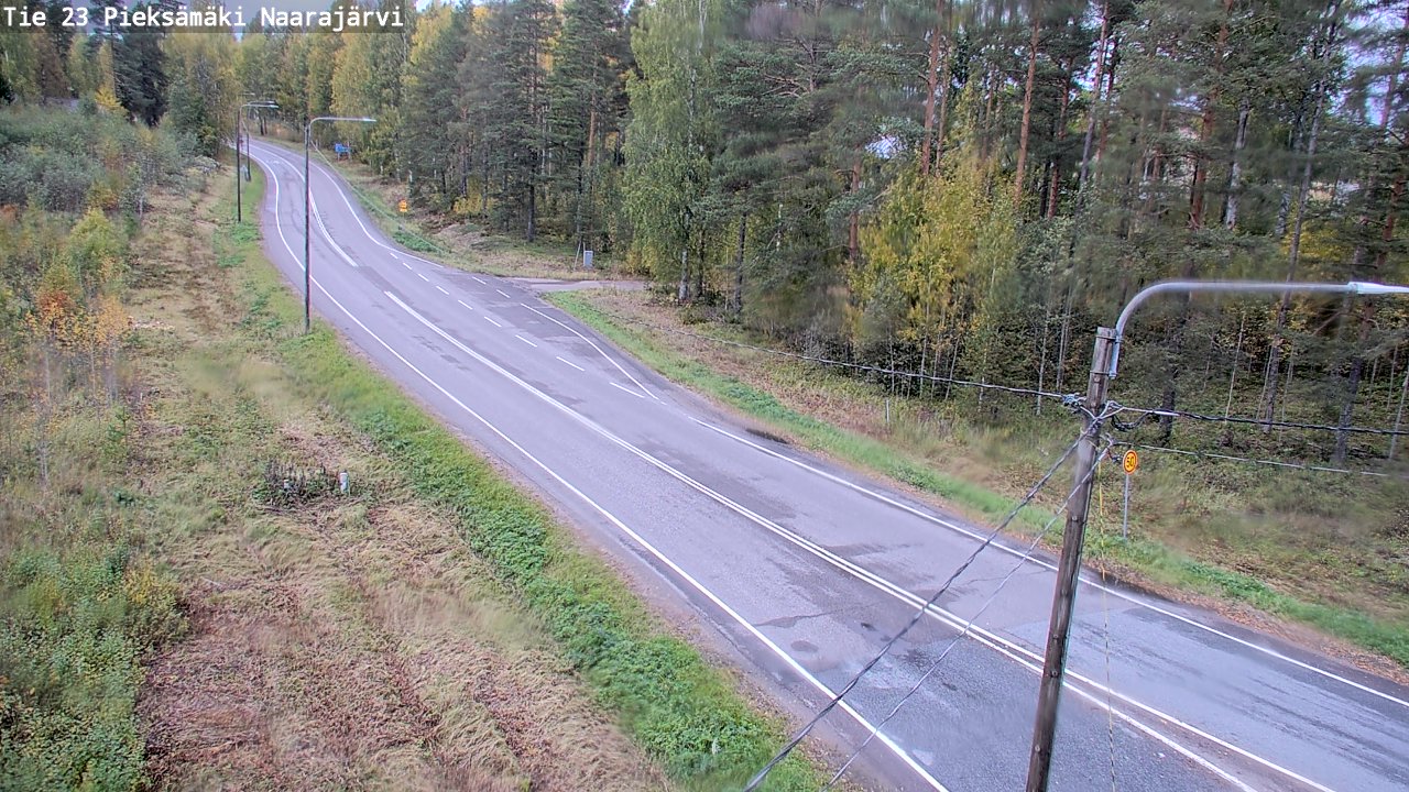 Weather Camera Image Road 23 Pieksämäki, Naarajärvi, Pieksämäki, Etelä-Savo