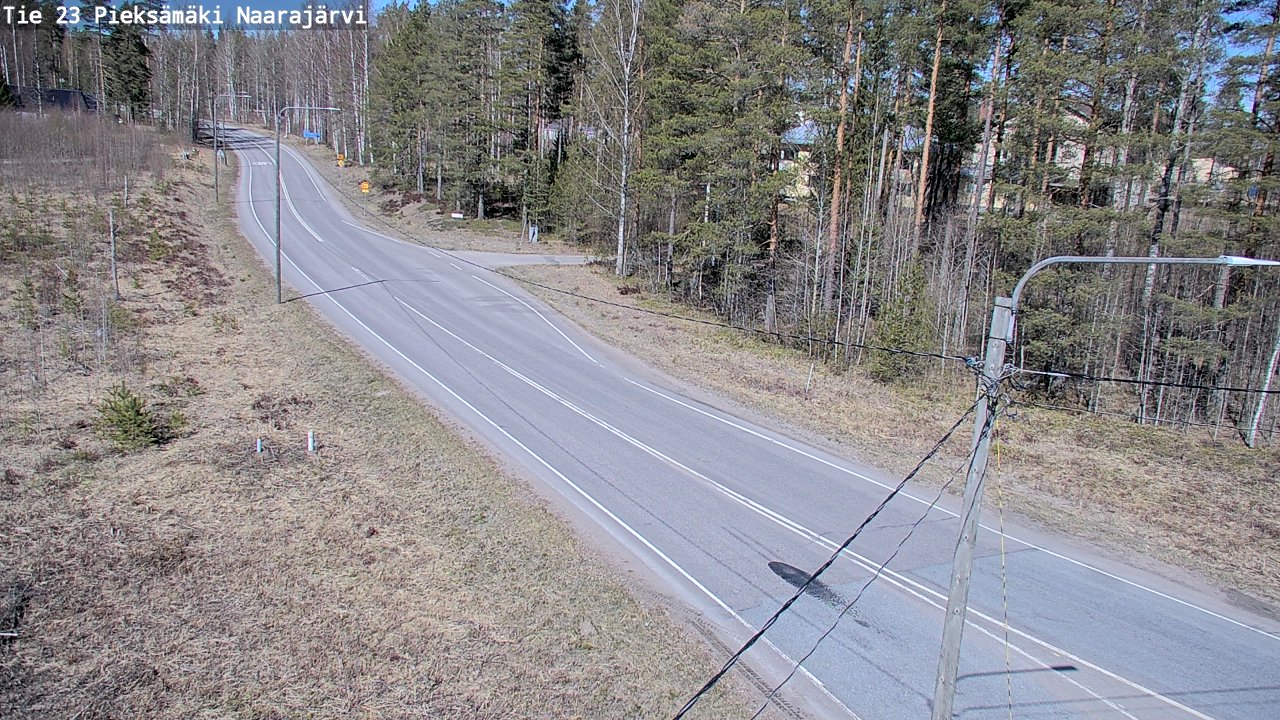Weather Camera Image Väg 23 Pieksämäki, Naarajärvi, Pieksämäki, Etelä-Savo