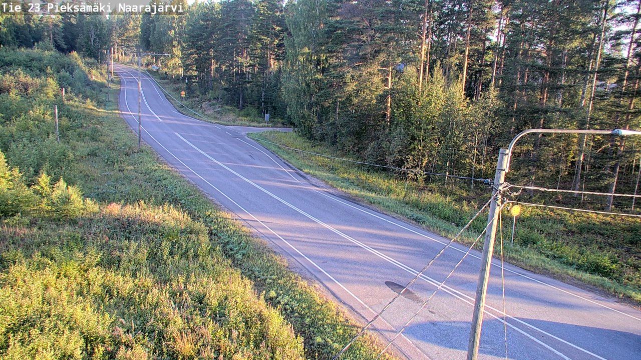 Weather Camera Image Väg 23 Pieksämäki, Naarajärvi, Pieksämäki, Etelä-Savo