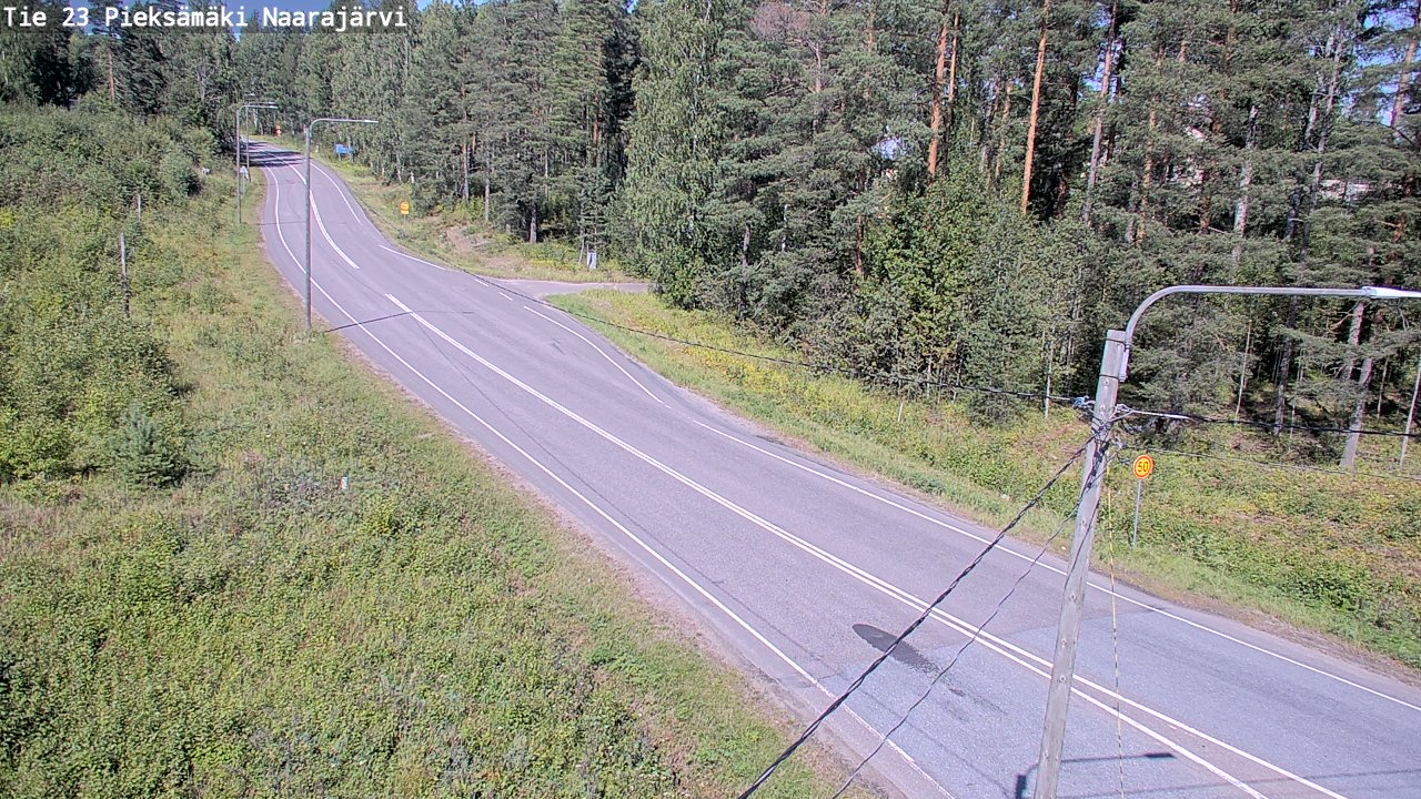 Kelikamerat Kuva Tie 23 Pieksämäki, Naarajärvi, Pieksämäki, Etelä-Savo
