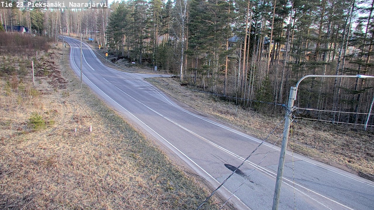 Weather Camera Image Väg 23 Pieksämäki, Naarajärvi, Pieksämäki, Etelä-Savo