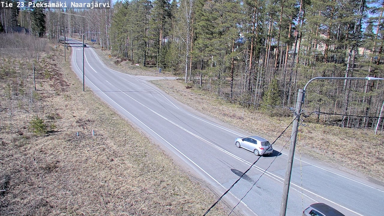 Weather Camera Image Väg 23 Pieksämäki, Naarajärvi, Pieksämäki, Etelä-Savo