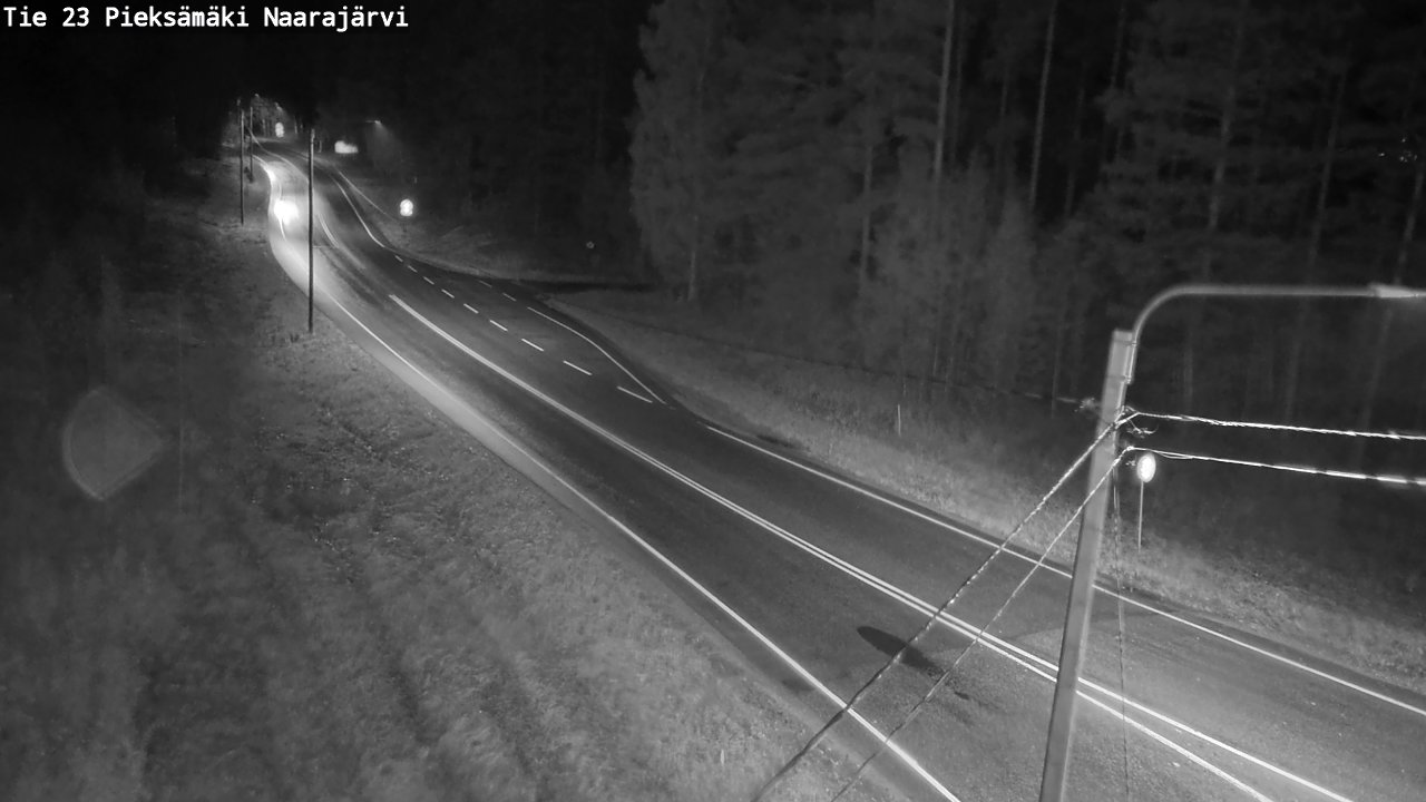 Weather Camera Image Road 23 Pieksämäki, Naarajärvi, Pieksämäki, Etelä-Savo
