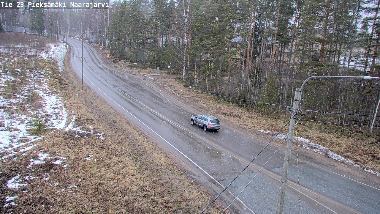Weather Camera Image Väg 23 Pieksämäki, Naarajärvi, Pieksämäki, Etelä-Savo