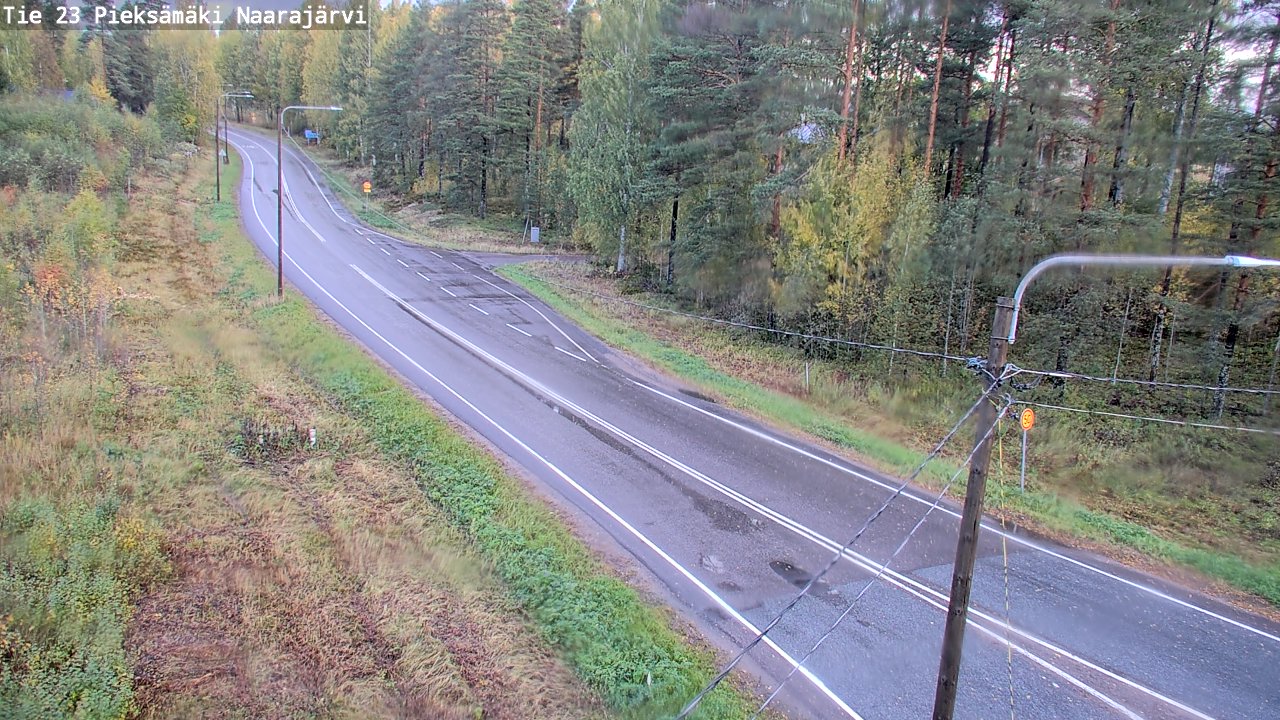 Weather Camera Image Väg 23 Pieksämäki, Naarajärvi, Pieksämäki, Etelä-Savo