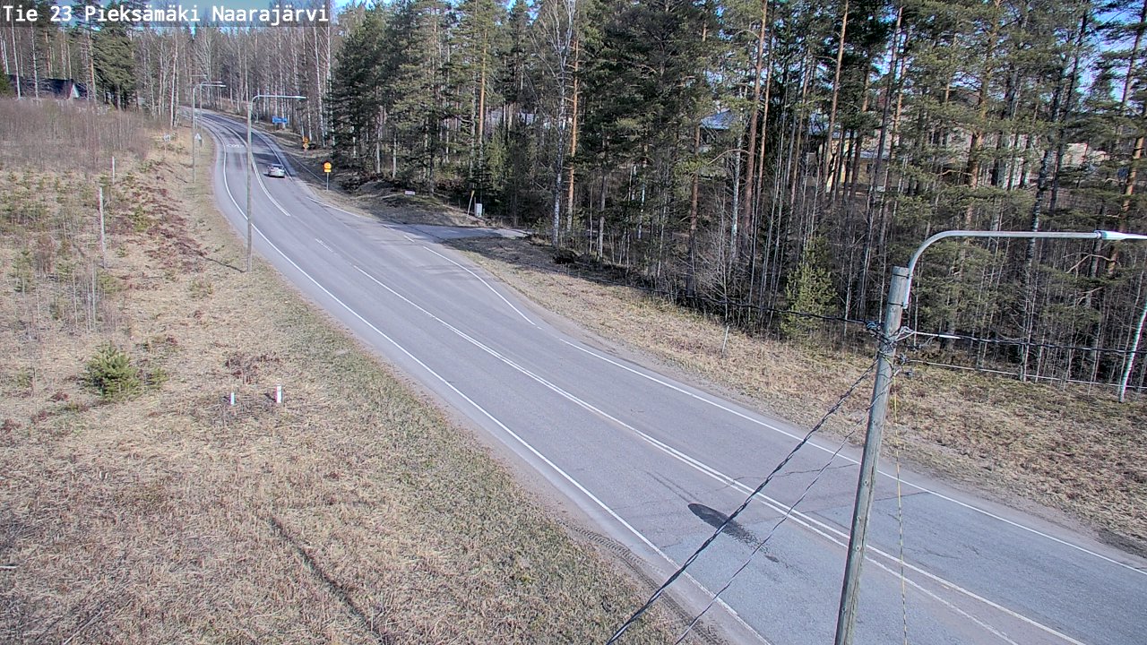 Weather Camera Image Väg 23 Pieksämäki, Naarajärvi, Pieksämäki, Etelä-Savo