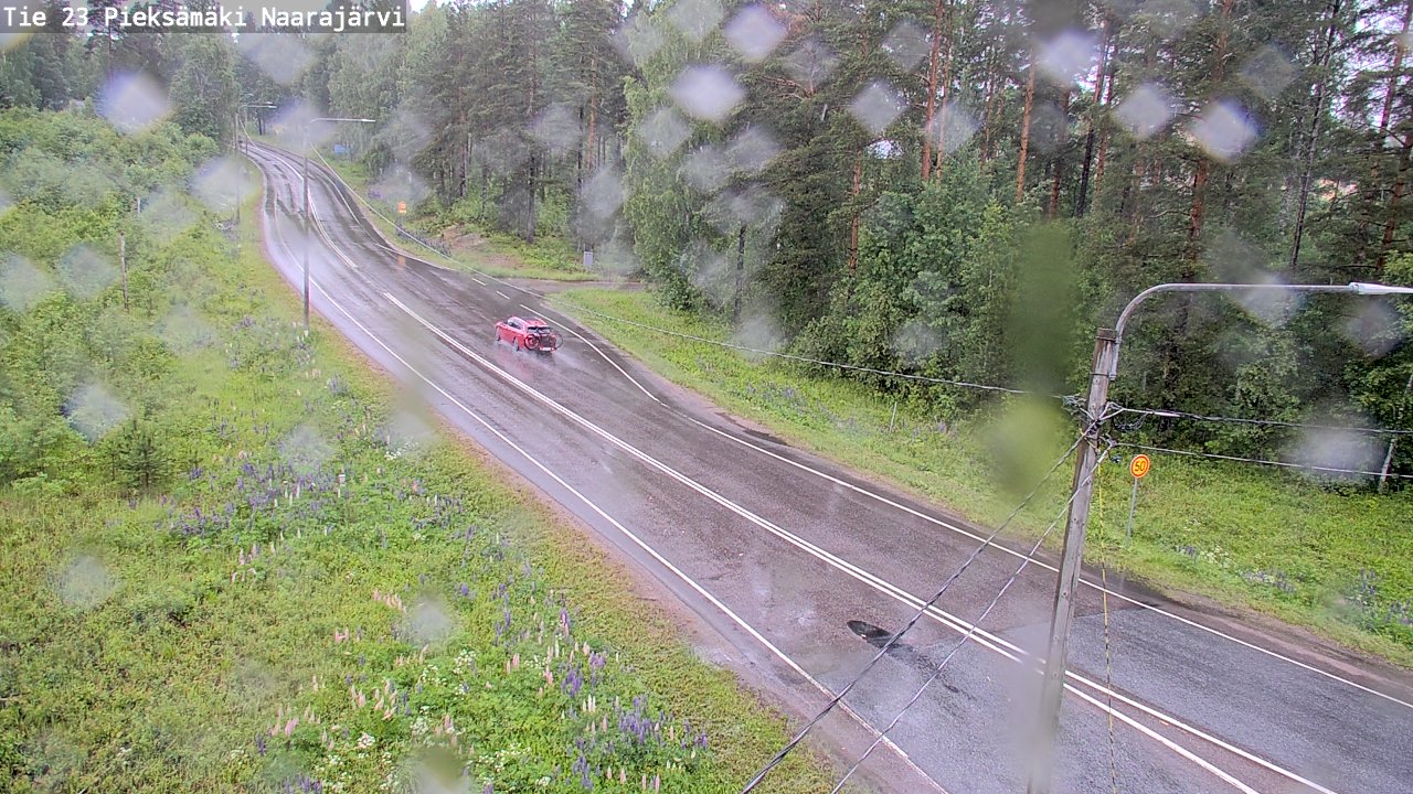 Weather Camera Image Väg 23 Pieksämäki, Naarajärvi, Pieksämäki, Etelä-Savo