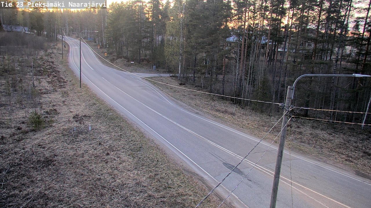 Weather Camera Image Väg 23 Pieksämäki, Naarajärvi, Pieksämäki, Etelä-Savo