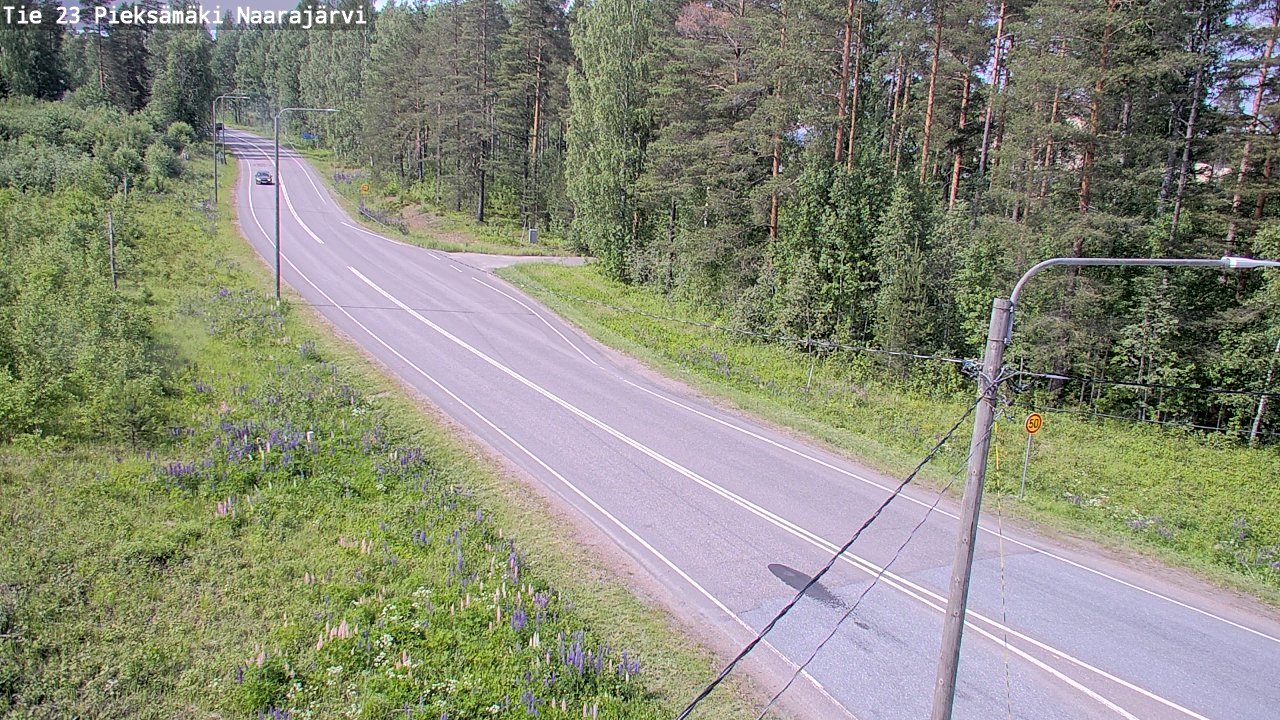 Kelikamerat Kuva Tie 23 Pieksämäki, Naarajärvi, Pieksämäki, Etelä-Savo