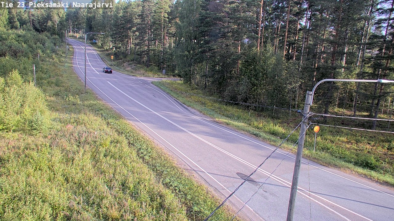 Weather Camera Image Väg 23 Pieksämäki, Naarajärvi, Pieksämäki, Etelä-Savo