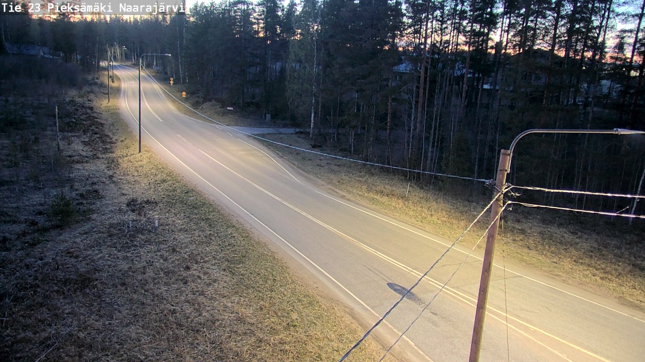 Weather Camera Image Väg 23 Pieksämäki, Naarajärvi, Pieksämäki, Etelä-Savo