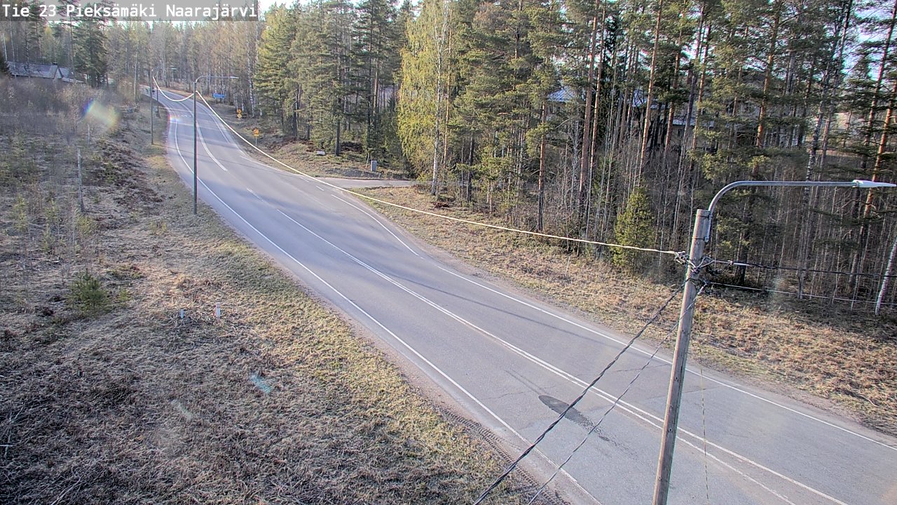 Weather Camera Image Väg 23 Pieksämäki, Naarajärvi, Pieksämäki, Etelä-Savo
