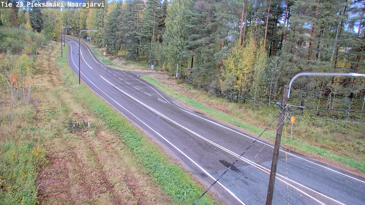 Weather Camera Image Road 23 Pieksämäki, Naarajärvi, Pieksämäki, Etelä-Savo
