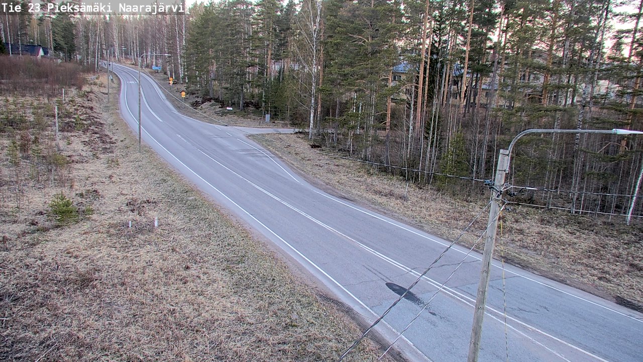 Weather Camera Image Väg 23 Pieksämäki, Naarajärvi, Pieksämäki, Etelä-Savo