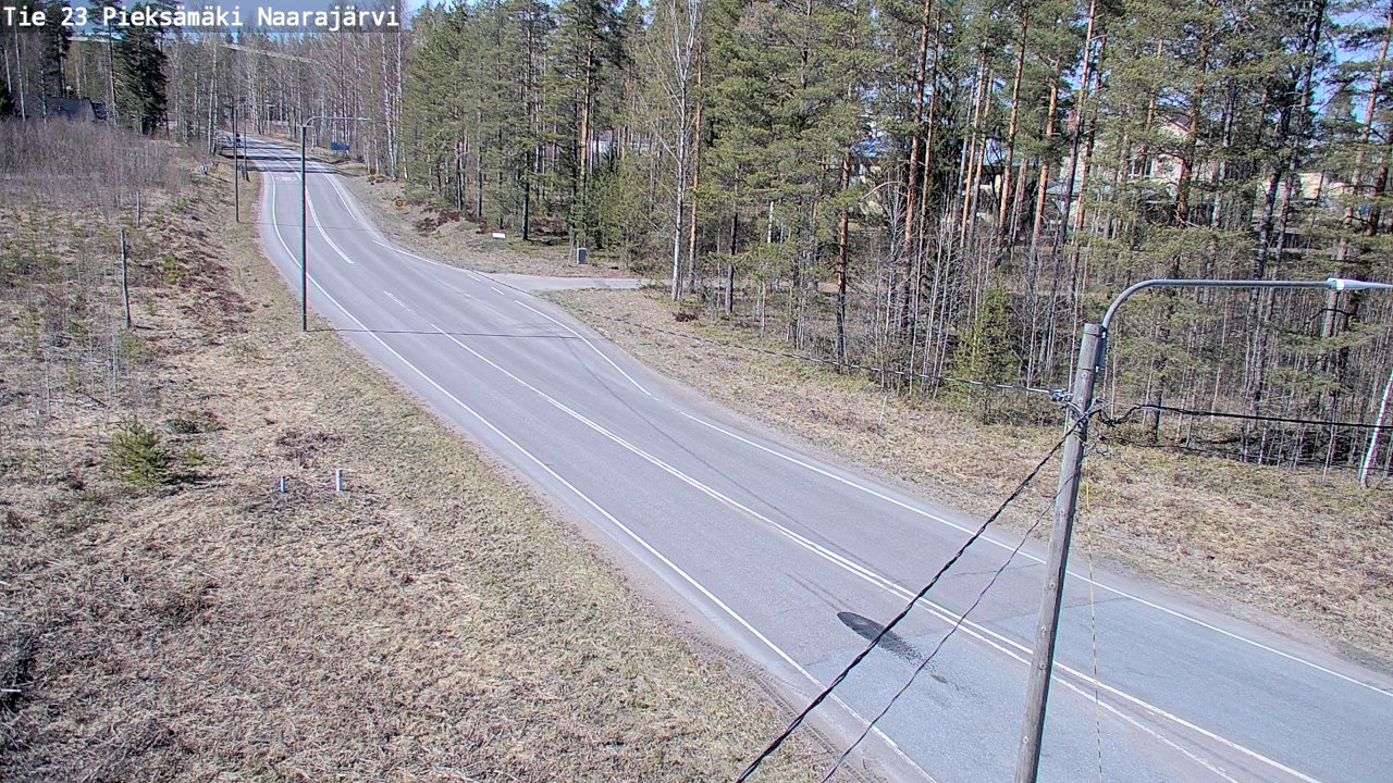 Weather Camera Image Väg 23 Pieksämäki, Naarajärvi, Pieksämäki, Etelä-Savo