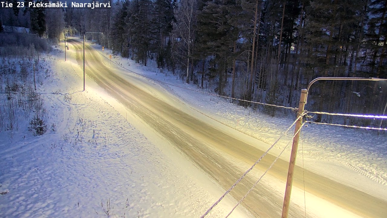 Kelikamerat Kuva Tie 23 Pieksämäki, Naarajärvi, Pieksämäki, Etelä-Savo