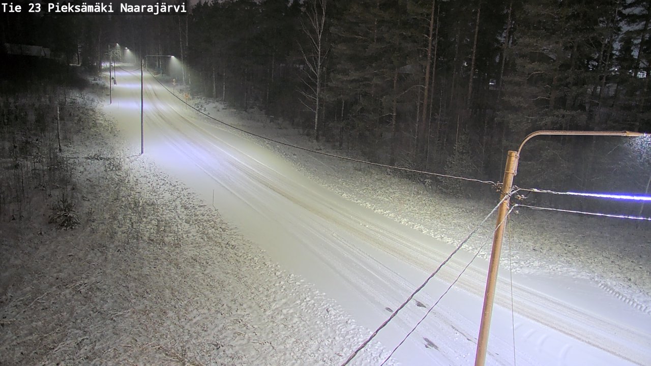 Kelikamerat Kuva Tie 23 Pieksämäki, Naarajärvi, Pieksämäki, Etelä-Savo