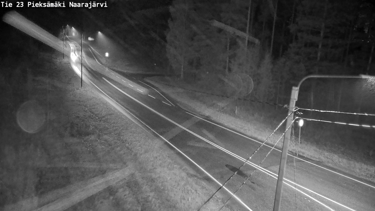 Weather Camera Image Road 23 Pieksämäki, Naarajärvi, Pieksämäki, Etelä-Savo