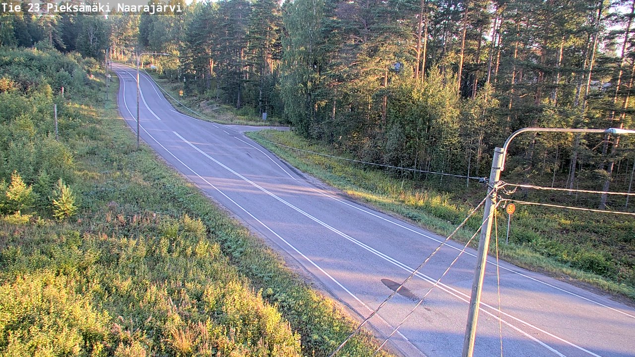 Weather Camera Image Väg 23 Pieksämäki, Naarajärvi, Pieksämäki, Etelä-Savo