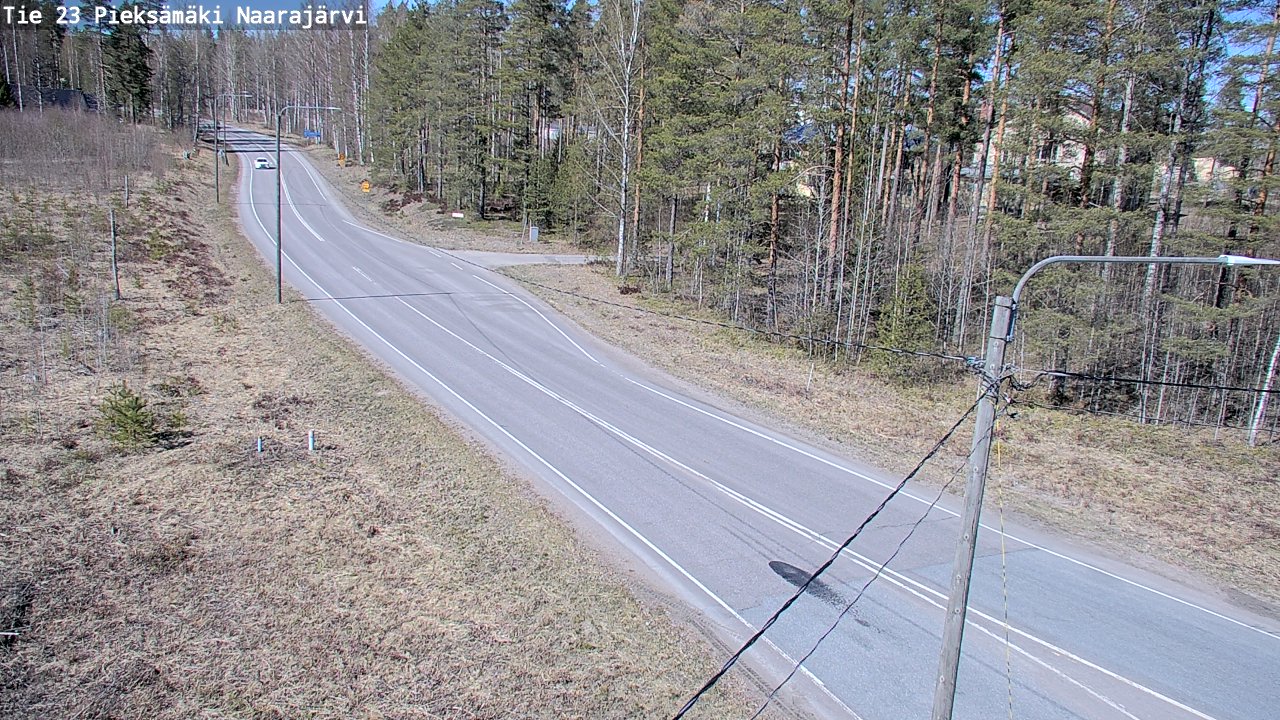 Weather Camera Image Väg 23 Pieksämäki, Naarajärvi, Pieksämäki, Etelä-Savo