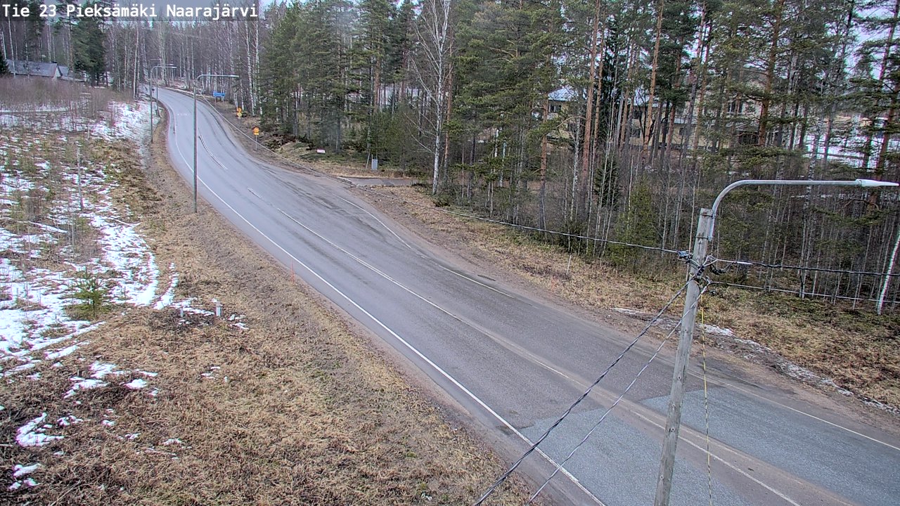 Weather Camera Image Väg 23 Pieksämäki, Naarajärvi, Pieksämäki, Etelä-Savo