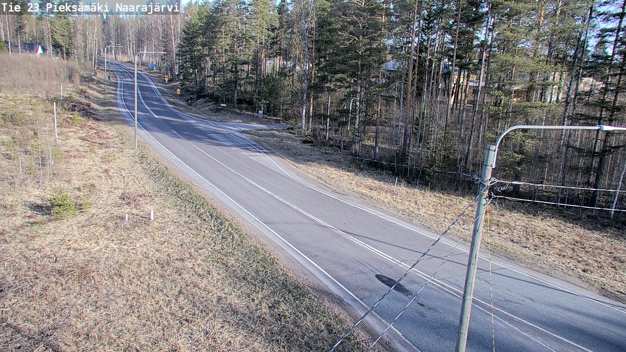 Weather Camera Image Väg 23 Pieksämäki, Naarajärvi, Pieksämäki, Etelä-Savo
