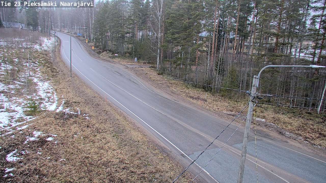 Weather Camera Image Väg 23 Pieksämäki, Naarajärvi, Pieksämäki, Etelä-Savo