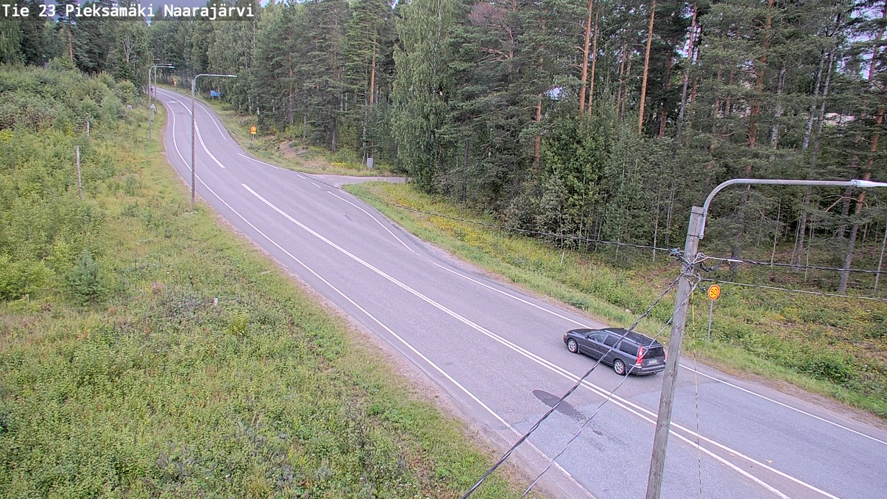 Weather Camera Image Väg 23 Pieksämäki, Naarajärvi, Pieksämäki, Etelä-Savo