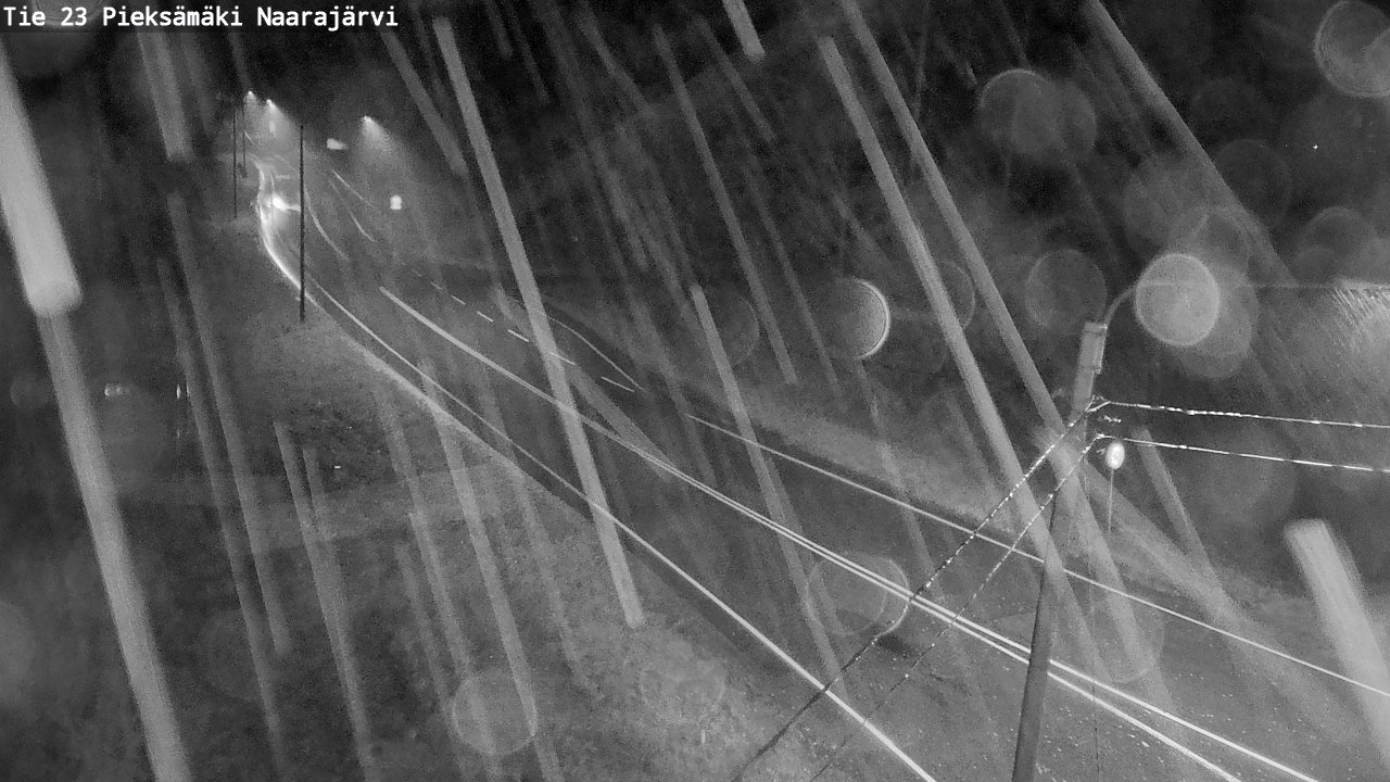 Weather Camera Image Road 23 Pieksämäki, Naarajärvi, Pieksämäki, Etelä-Savo