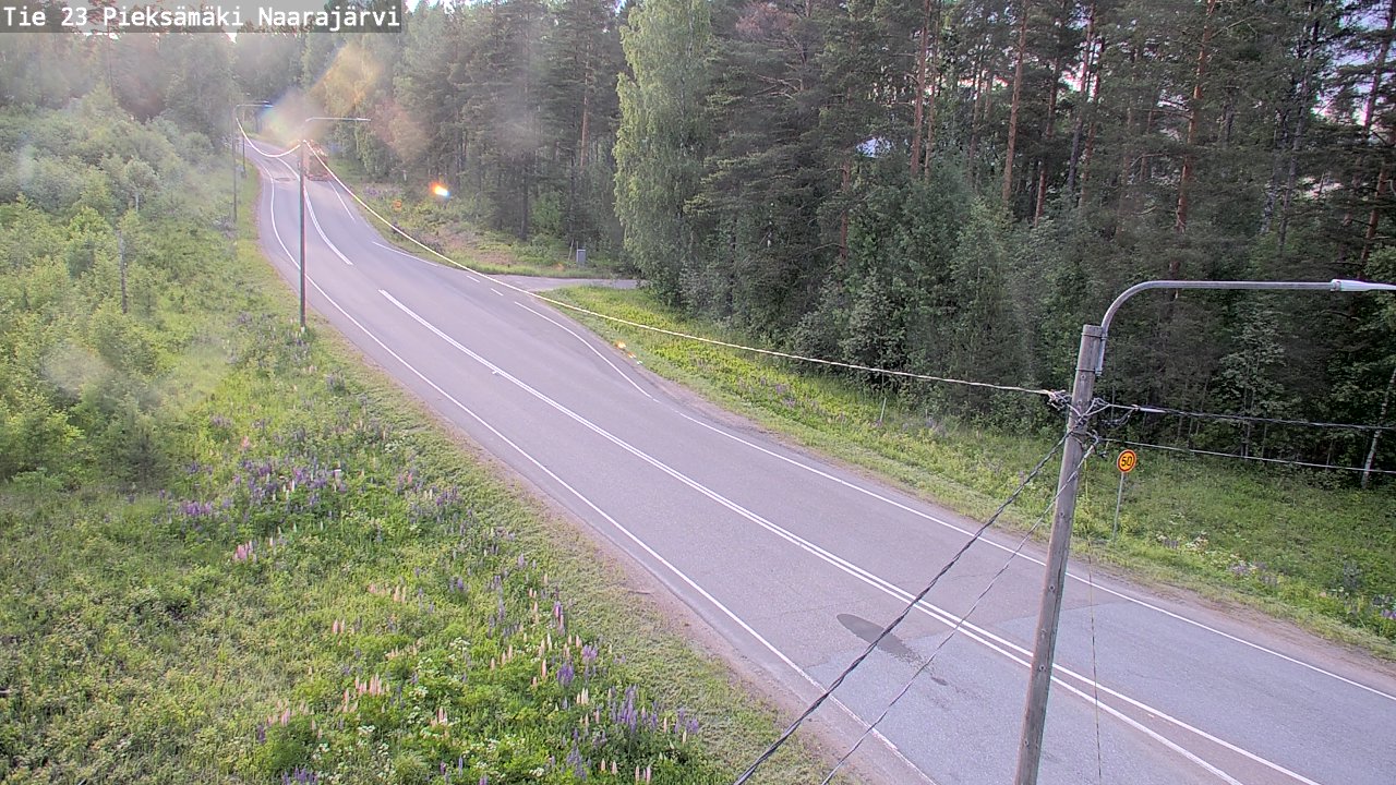 Kelikamerat Kuva Tie 23 Pieksämäki, Naarajärvi, Pieksämäki, Etelä-Savo