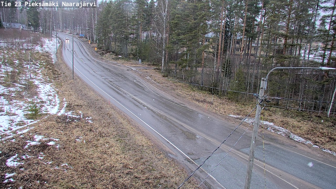 Weather Camera Image Väg 23 Pieksämäki, Naarajärvi, Pieksämäki, Etelä-Savo