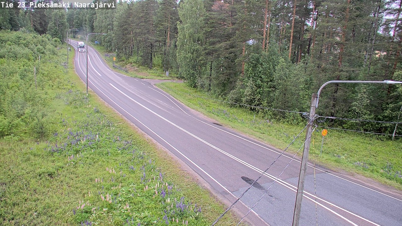 Weather Camera Image Road 23 Pieksämäki, Naarajärvi, Pieksämäki, Etelä-Savo