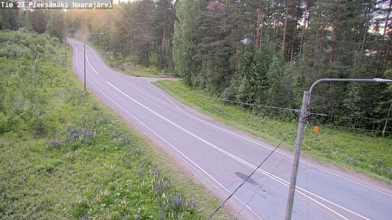 Kelikamerat Kuva Tie 23 Pieksämäki, Naarajärvi, Pieksämäki, Etelä-Savo