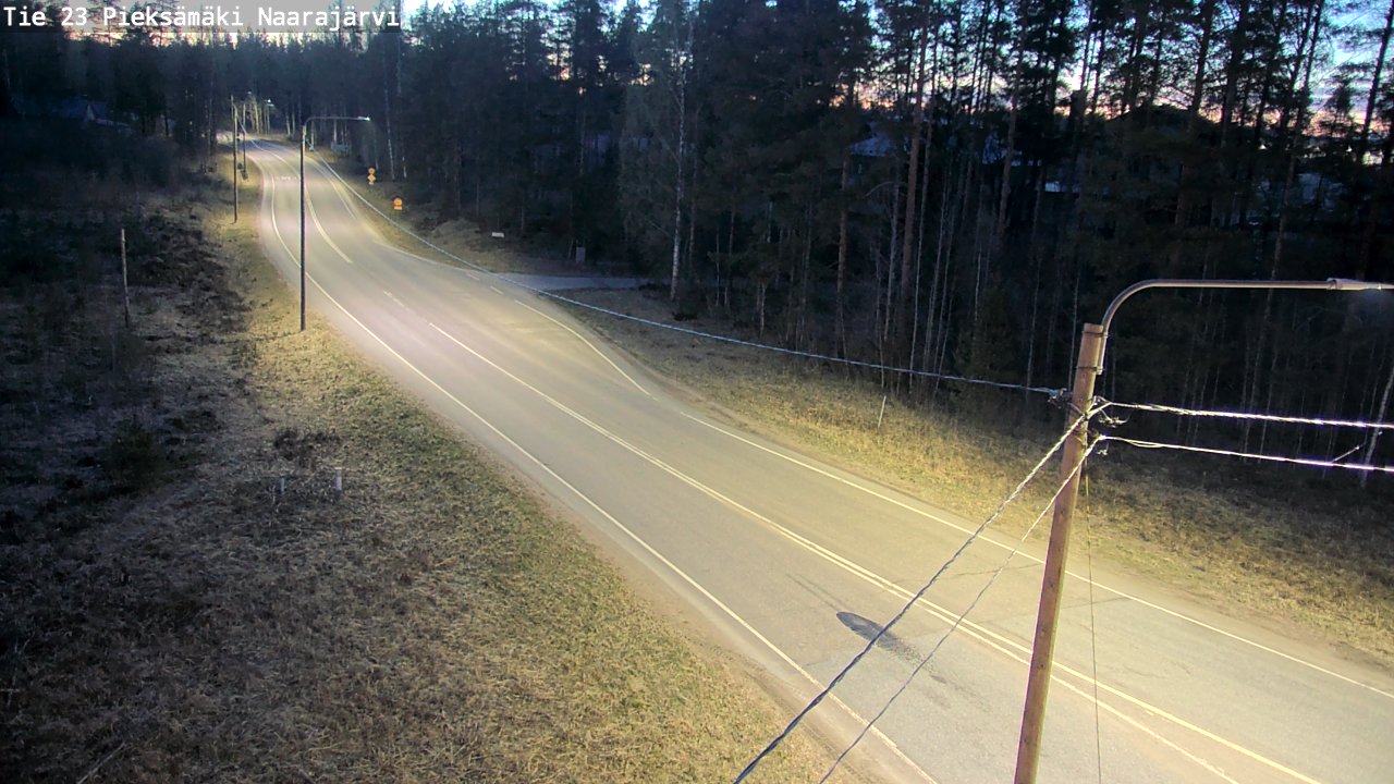 Weather Camera Image Väg 23 Pieksämäki, Naarajärvi, Pieksämäki, Etelä-Savo